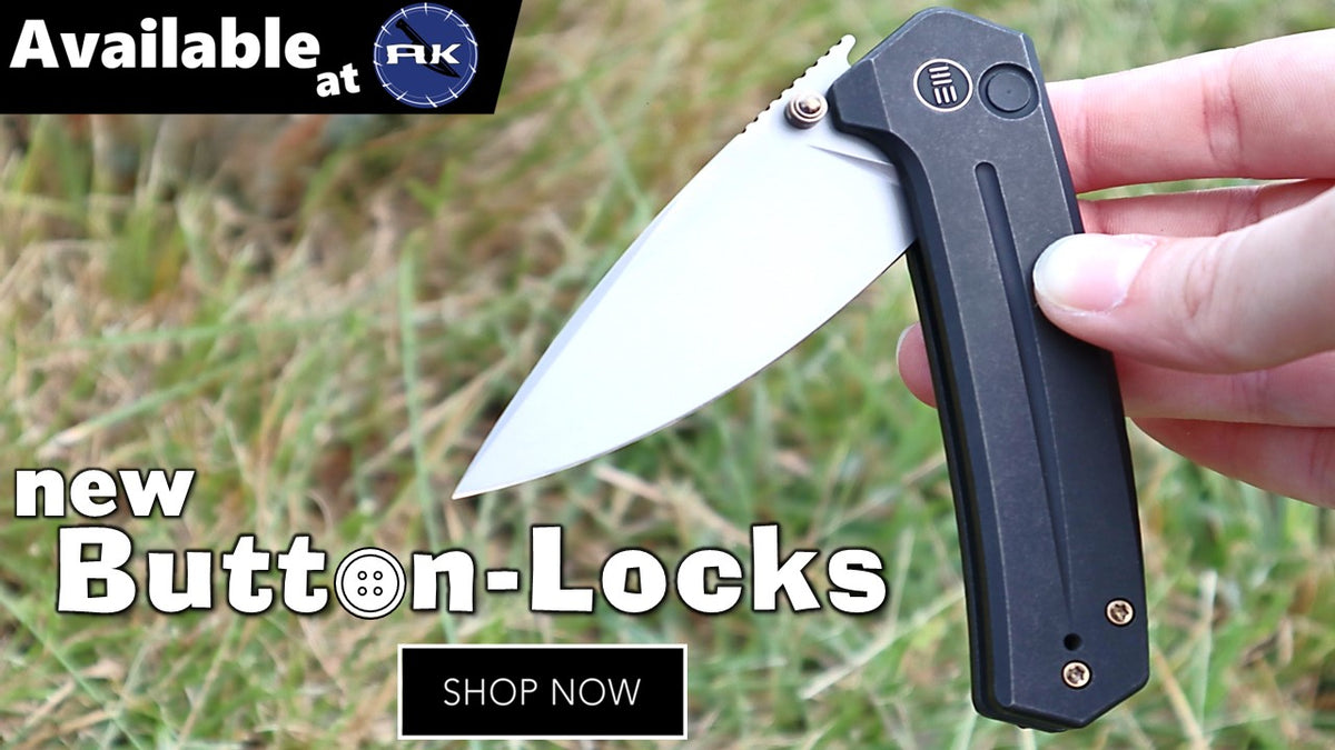 SENCUT Watauga Pocket Folding Knife for EDC, Button Lock Small Knife with  Clip