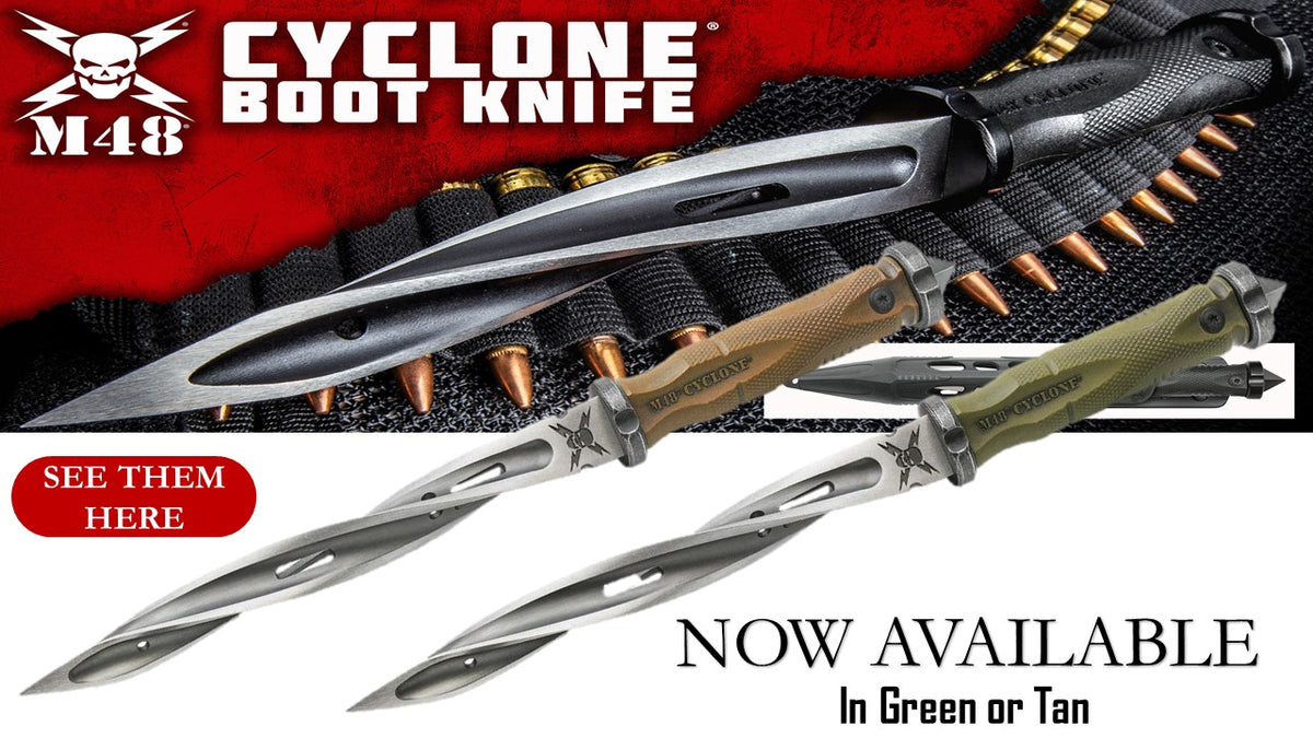 United Cutlery M48 Cyclone Twisted Boot Knife