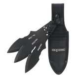 Cold Steel Throwing Knives 8" Dagger 420SS Black Blade 420SS Handle Black 3PK
