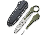Civivi Varius OD Green G10 D2 Steel Fixed Blade Trainer w/ Sheath 22009C2
