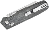 Kizer Cutlery Task Clutch Lock Black Micarta Folding 154CM Pocket Knife V3641C1