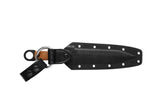 TOPS Modern Gladius Tan Micarta 1095 Double Edge Fixed Blade Knife MGLAD01