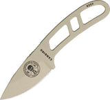 ESEE Desert Tan Fixed Blade Skeletonized Handle Candiru Knife + BLK Pouch CANDT