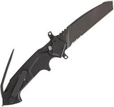 Extrema Ratio Black Glauca B1 Linerlock N690 Stainless Folding Knife 133GLAUCAB1