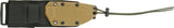 ESEE Model 3 Part Serrated Super Tuff Fixed Blade Knife w/ Brown Sheath RC3SMB