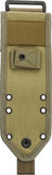 ESEE Fixed Blade Knife Model 5 Condura MOLLE Back Khaki Belt Loops Sheath 42MBK