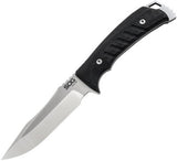 SOG Pillar USA Made Stainless Fixed Blade Black Micarta Handle Knife UF1001BX