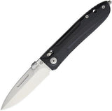 Lion Steel Big Daghetta D2 Tool Spear Pt Black G10 Folding Pocket Knife 8710BK