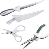 Smith's Sharpeners White & Grey Stainless Lawaia Fishing Combo 51237
