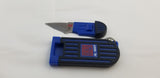 Al Mar Stinger Blue D2 Steel Fixed Blade Keyring Knife w/ Sheath 1001BKBLBL