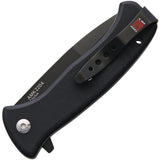 Al Mar Mini SERE 2020 Linerlock A/O Black G10 Folding D2 Steel Pocket Knife 2204