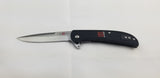 Al Mar Ultralight Hawk Linerlock Black FRN Folding 8Cr13MoV Pocket Knife 4122