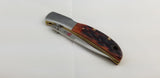 Al Mar Hawk Lockback Honey Jigged Bone Brown Folding AUS-8 Pocket Knife 7002