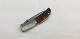 Al Mar Hawk Lockback Honey Jigged Bone Brown Folding AUS-8 Pocket Knife 7002