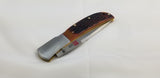 Al Mar Eagle Lockback Honey Jigged Bone Brown Folding AUS-8 Pocket Knife 7006