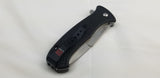 Al Mar 40th Anniversary SERE Linerlock Black FRN Folding D2 Pocket Knife 9202