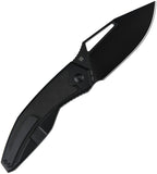 Artisan Fragarach Framelock Black Titanium & Carbon Fiber Folding CPM-S90V Knife 1879GBBK