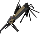 Real Avid Gun Tool Pro AR15 Black & Green Stainless Multi-Tool GTPROARB