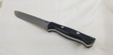 Bark River Bravo 1.5 Black Canvas Micarta Fixed Blade Knife w/ Sheath 07113MBC