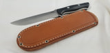 Bark River Bravo 1.5 Black Canvas Micarta Fixed Blade Knife w/ Sheath 07113MBC