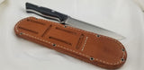 Bark River Bravo 1.5 Black Canvas Micarta Fixed Blade Knife w/ Sheath 07113MBC