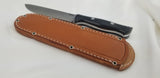 Bark River Bravo 1.5 Black Canvas Micarta Fixed Blade Knife w/ Sheath 07113MBC