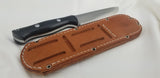 Bark River Bravo 1.5 Black Canvas Micarta Fixed Blade Knife w/ Sheath 07113MBC