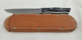 Bark River Bravo 1.5 Black Canvas Micarta Fixed Blade Knife w/ Sheath 07113MBC