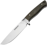 Boker Arbolito Hunter Green Micarta ACX 390 Steel Fixed Blade Knife w/ Sheath 02BA351M