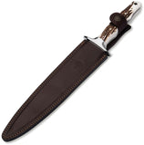 Boker Arbolito Colmillo Hx Stag ACX 390 Steel Fixed Blade Knife w/ Sheath 02BA5918HX