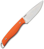 Boker USA Backcountry Orange G10 MagnaCut Drop Pt Fixed Blade Knife w/ Sheath 02BU0001