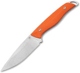 Boker USA Backcountry Orange G10 MagnaCut Drop Pt Fixed Blade Knife w/ Sheath 02BU0001