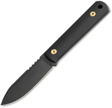 Boker Bff Packlite Stargaze Blackout Richlite MagnaCut Fixed Blade Knife w/ Sheath 120751
