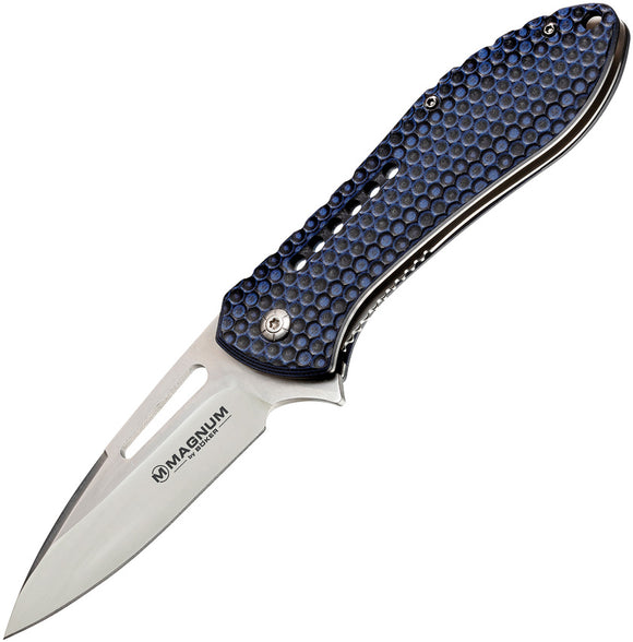 Boker Magnum Sierra Kilo Linerlock Stainless Blade Blue Folding Knife - M01SC018