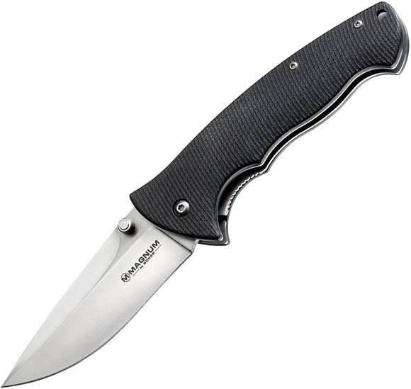 Boker Magnum Tango Foxtrot Linerlock Stainless Blade Black Folding Knife - M01SC030