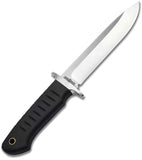 Boker Magnum Sledgedog Black TPR 440 Stainless Fixed Blade Knife w/ Sheath M02RY004