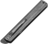 Boker Plus Wasabi Slip Joint Stonewashed Titanium Folding Damascus Knife P01BO634DAM