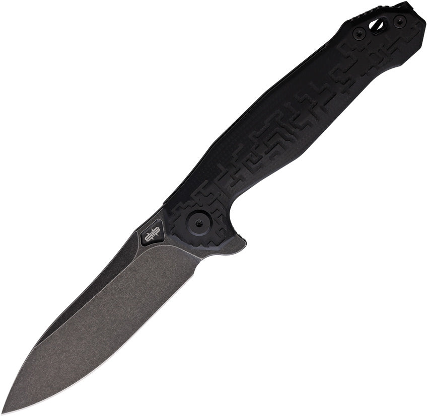 Brous Blades Bygones Linerlock Black G10 Folding Acid