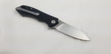 Bestech Knives Beluga Black G10 D2 Steel Stonewash Drop Pt Folding Knife G11D2