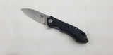Bestech Knives Beluga Black G10 D2 Steel Stonewash Drop Pt Folding Knife G11D2