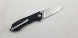 Bestech Knives Beluga Black G10 D2 Steel Stonewash Drop Pt Folding Knife G11D2