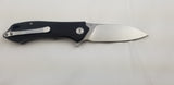 Bestech Knives Beluga Black G10 D2 Steel Stonewash Drop Pt Folding Knife G11D2