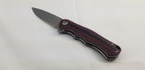 Bestech Knives Bobcat Linerlock Black/Red G10 Folding D2 Steel Knife G22C1