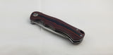 Bestech Knives Bobcat Linerlock Black/Red G10 Folding D2 Steel Knife G22C1