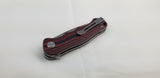 Bestech Knives Bobcat Linerlock Black/Red G10 Folding D2 Steel Knife G22C1
