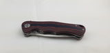 Bestech Knives Bobcat Linerlock Black/Red G10 Folding D2 Steel Knife G22C1