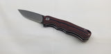 Bestech Knives Bobcat Linerlock Black/Red G10 Folding D2 Steel Knife G22C2