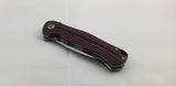 Bestech Knives Bobcat Linerlock Black/Red G10 Folding D2 Steel Knife G22C2