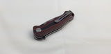 Bestech Knives Bobcat Linerlock Black/Red G10 Folding D2 Steel Knife G22C2