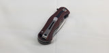 Bestech Knives Bobcat Linerlock Black/Red G10 Folding D2 Steel Knife G22C2